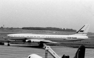 Russian Aviation The first aircraft Tu 104